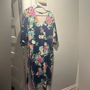 Floral Wrap Dress
